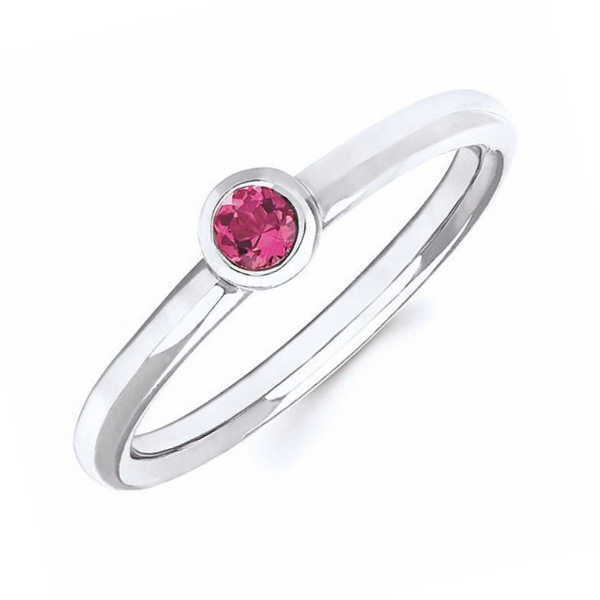 White Gold Tourmaline Ring Rasmussen Diamonds Mount Pleasant, WI