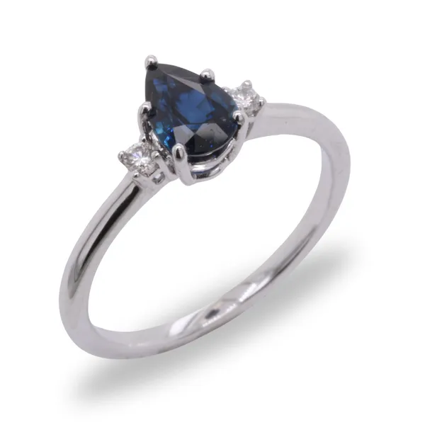 Blue Sapphire and Diamond Ring similar item image