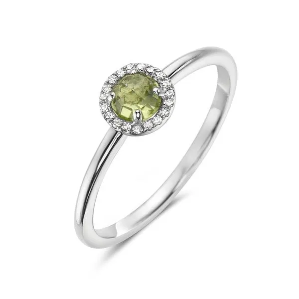 Peridot And Diamond Ring Rasmussen Diamonds Mount Pleasant, WI