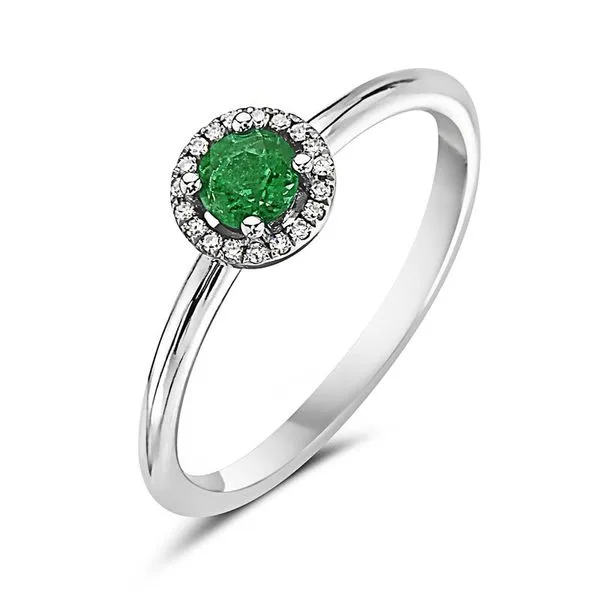 Emerald And Diamond Ring Rasmussen Diamonds Mount Pleasant, WI