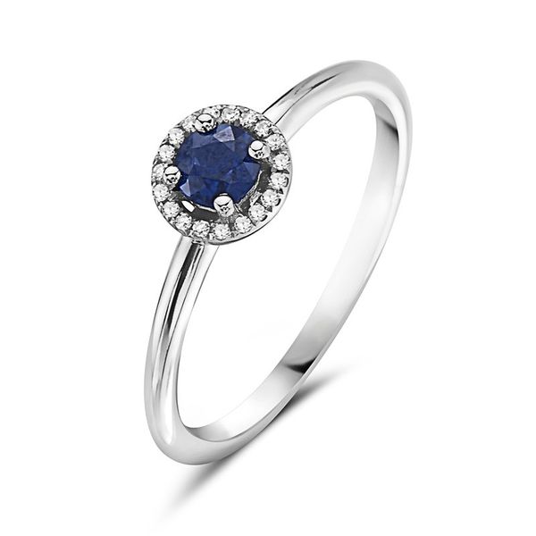 Blue Sapphire And Diamond Ring Rasmussen Diamonds Mount Pleasant, WI