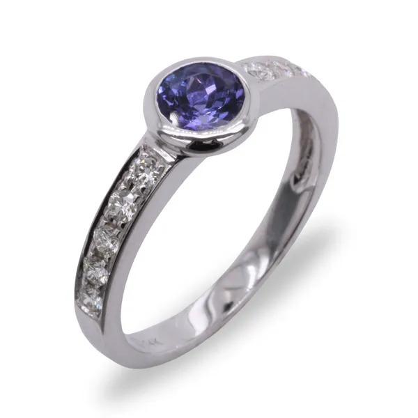 Tanzanite and Diamond Ring Rasmussen Diamonds Mount Pleasant, WI