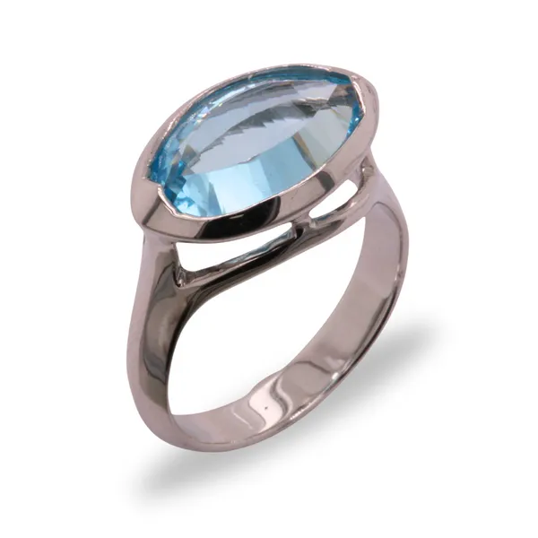 Blue Topaz Ring Rasmussen Diamonds Mount Pleasant, WI
