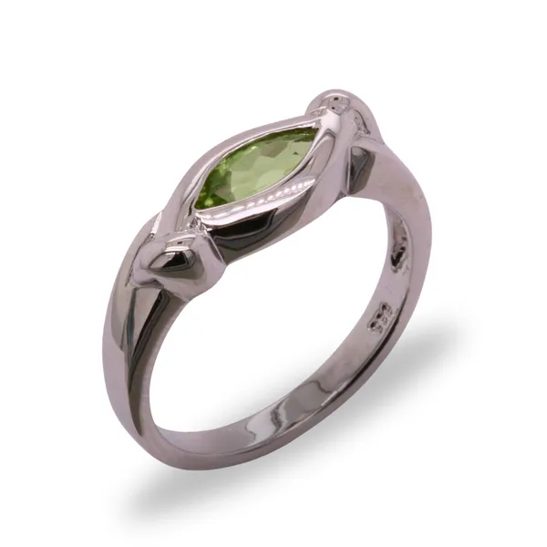 Marquise Peridot Ring Rasmussen Diamonds Mount Pleasant, WI
