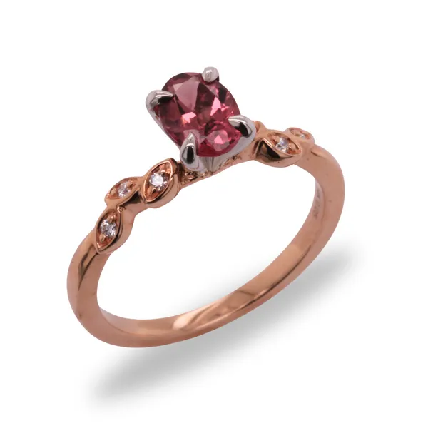 Pink Tourmaline And Diamond Ring Rasmussen Diamonds Mount Pleasant, WI