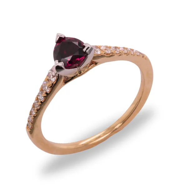 Grape Garnet and Diamond Ring Rasmussen Diamonds Mount Pleasant, WI