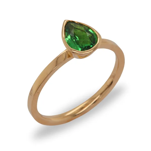 Tsavorite Garnet Ring