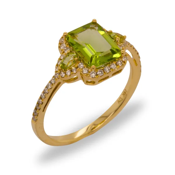 Peridot And Diamond Ring Rasmussen Diamonds Mount Pleasant, WI