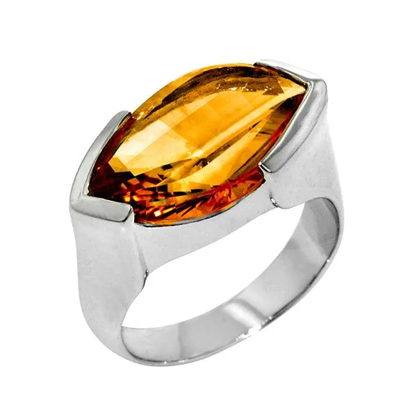 Golden Citrine Ring Rasmussen Diamonds Mount Pleasant, WI