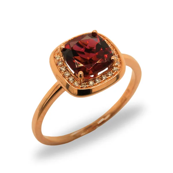 Rhodolite Garnet And Diamond Ring Rasmussen Diamonds Mount Pleasant, WI