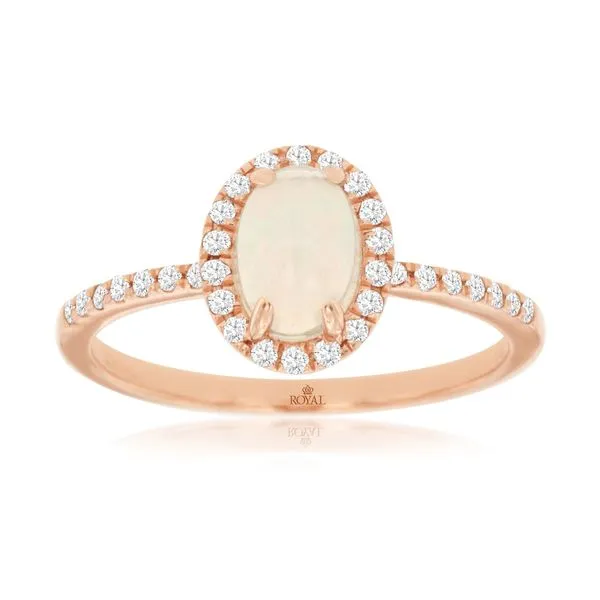 Opal And Diamond Ring Rasmussen Diamonds Mount Pleasant, WI