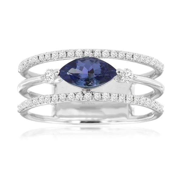 Tanzanite And Diamond Band Rasmussen Diamonds Mount Pleasant, WI