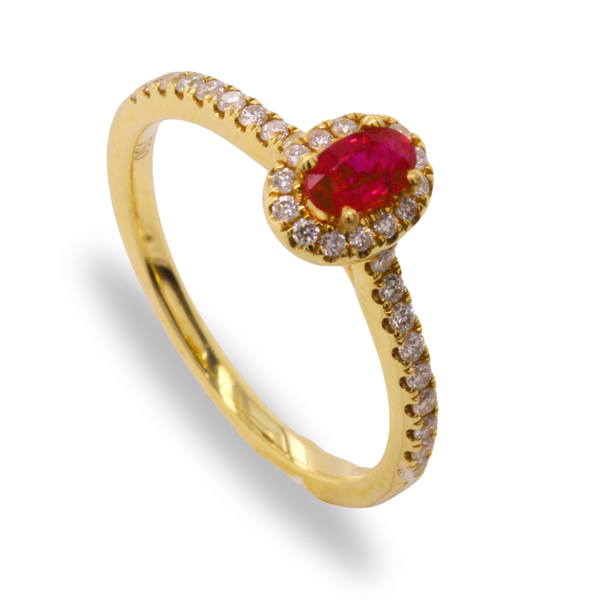 Ruby And Diamond Ring Rasmussen Diamonds Mount Pleasant, WI