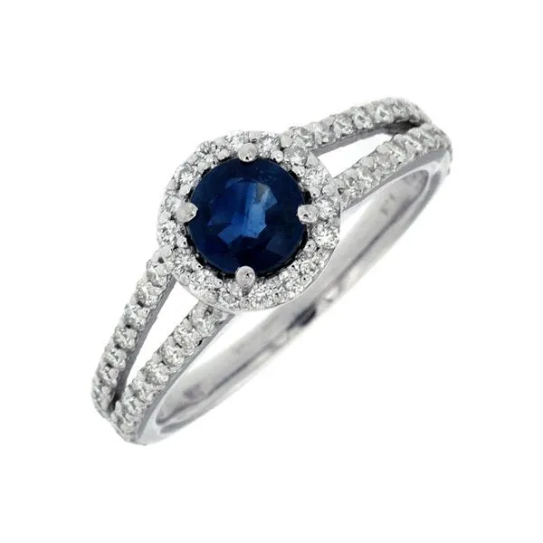 Sapphire And Diamond Ring Rasmussen Diamonds Mount Pleasant, WI