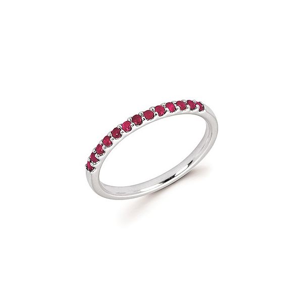 Ruby Stackable Ring Rasmussen Diamonds Mount Pleasant, WI