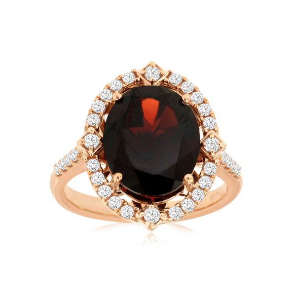 Rhodolite Garnet And Diamond Ring Rasmussen Diamonds Mount Pleasant, WI