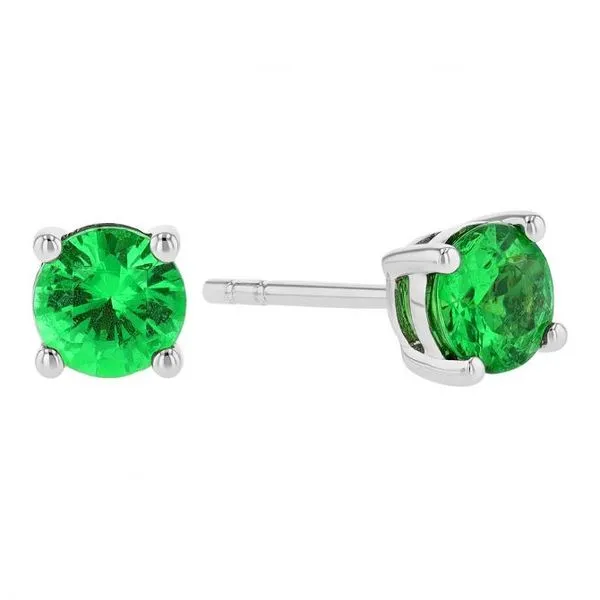 Tsavorite Garnet Stud Earrings Rasmussen Diamonds Mount Pleasant, WI