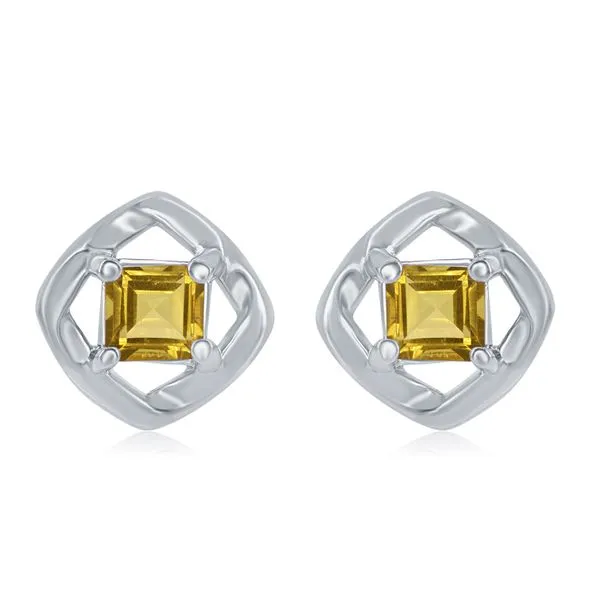 Golden Citrine Earrings Rasmussen Diamonds Mount Pleasant, WI