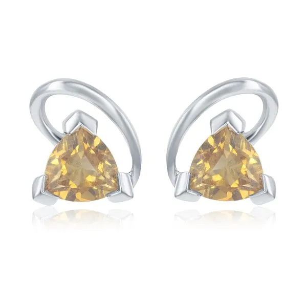 Golden Citrine Earrings