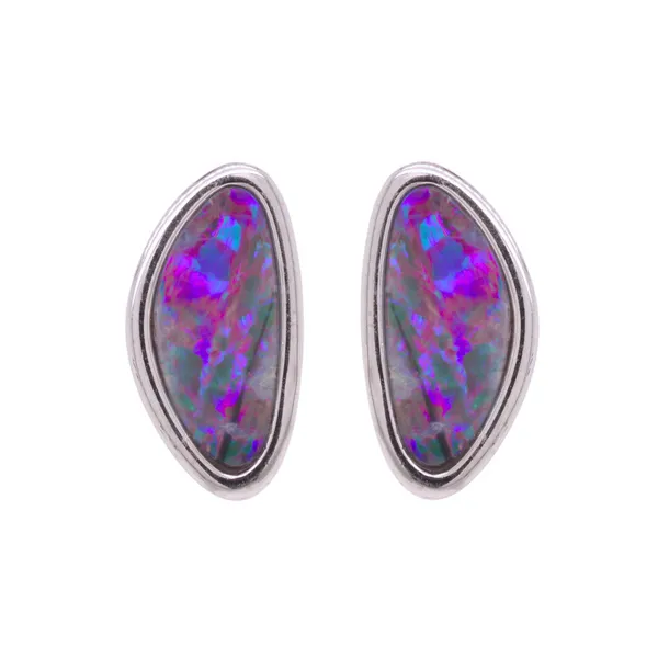 Australian Boulder Opal Earrings Rasmussen Diamonds Mount Pleasant, WI