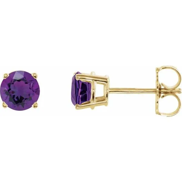 Amethyst Stud Earrings Rasmussen Diamonds Mount Pleasant, WI