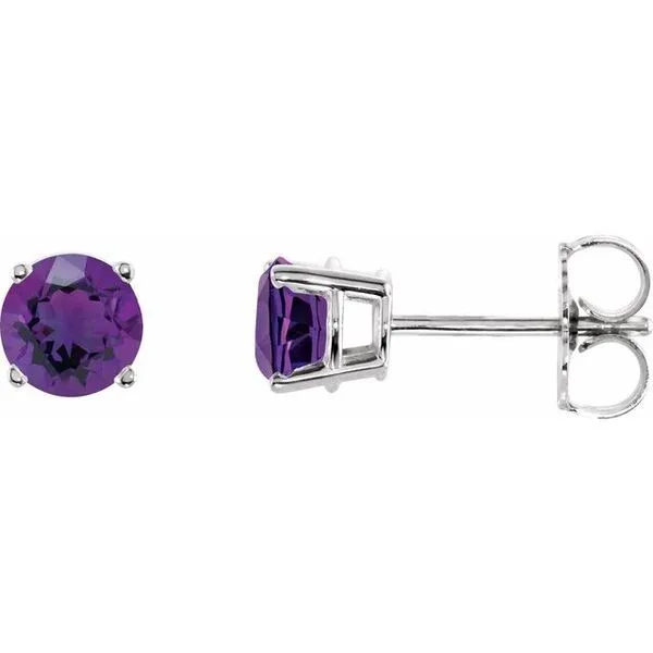 Amethyst Stud Earrings Rasmussen Diamonds Mount Pleasant, WI