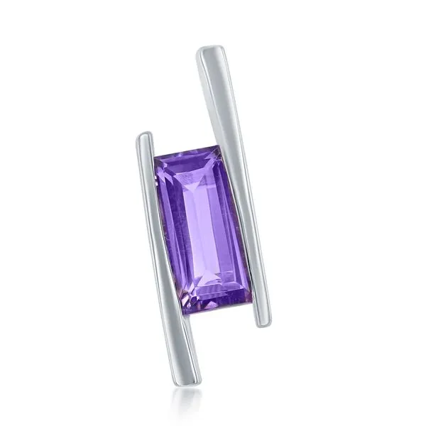Sterling Silver Amethyst Pendant Rasmussen Diamonds Mount Pleasant, WI