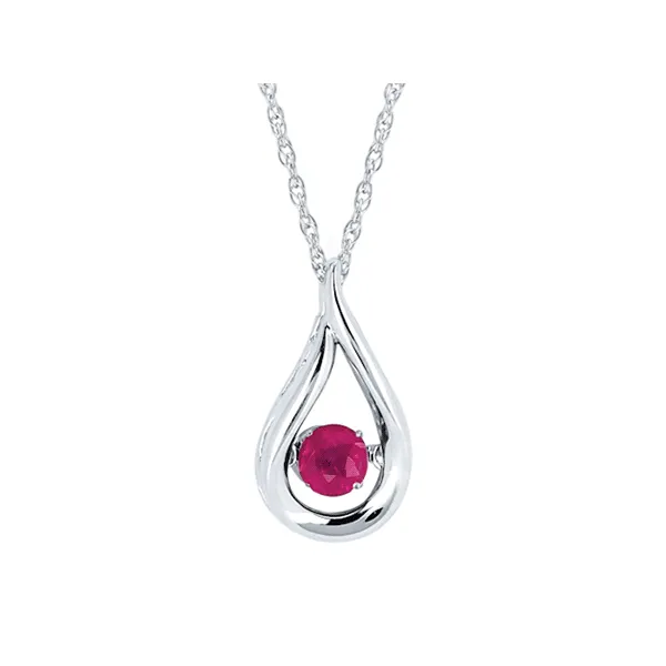 Sterling Silver Ruby Pendant Rasmussen Diamonds Mount Pleasant, WI