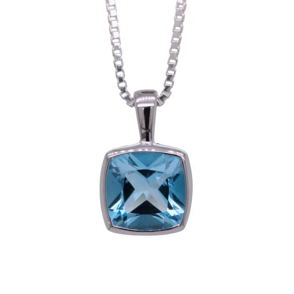 Blue Topaz Pendant Rasmussen Diamonds Mount Pleasant, WI