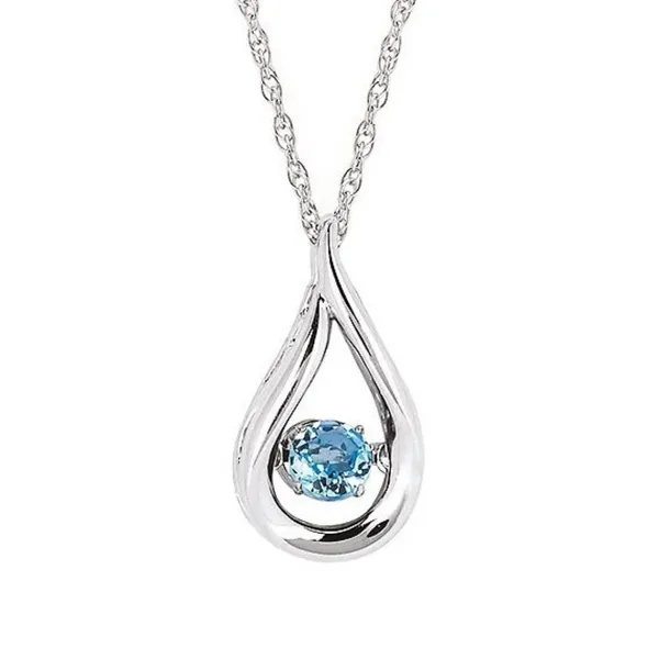 Blue Topaz Pendant Rasmussen Diamonds Mount Pleasant, WI