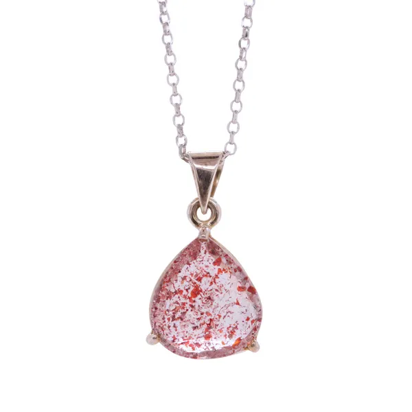 Strawberry Quartz Pendant Rasmussen Diamonds Mount Pleasant, WI