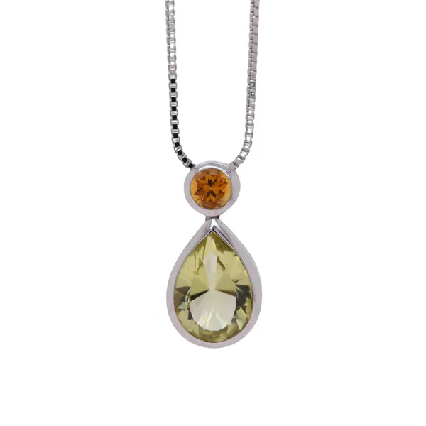 Lemon Citrine Pendant Rasmussen Diamonds Mount Pleasant, WI
