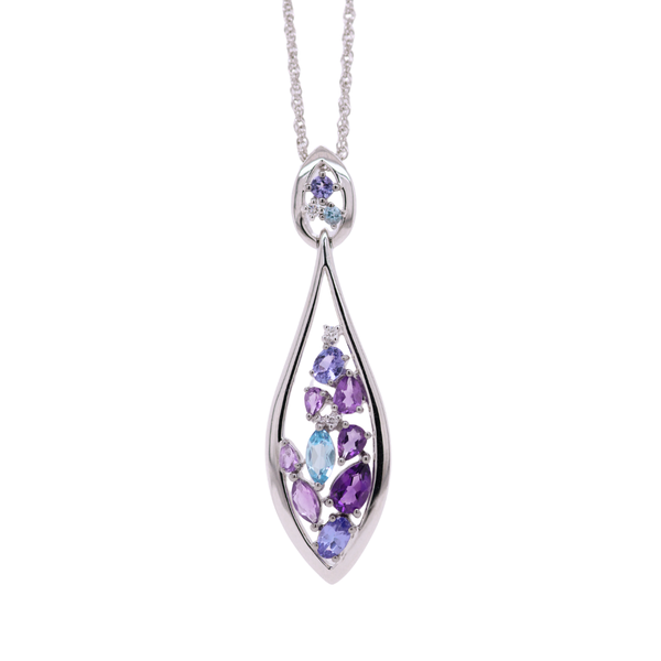 Multi-Color Gemstone Pendant Rasmussen Diamonds Mount Pleasant, WI