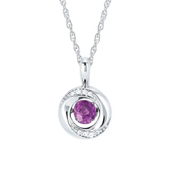 Alexandrite and Diamond Pendant Rasmussen Diamonds Mount Pleasant, WI