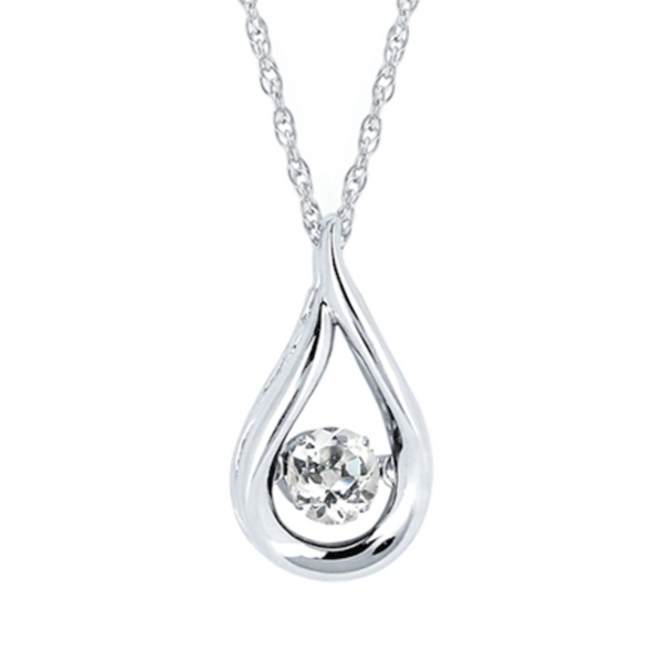 White Sapphire Pendant Rasmussen Diamonds Mount Pleasant, WI