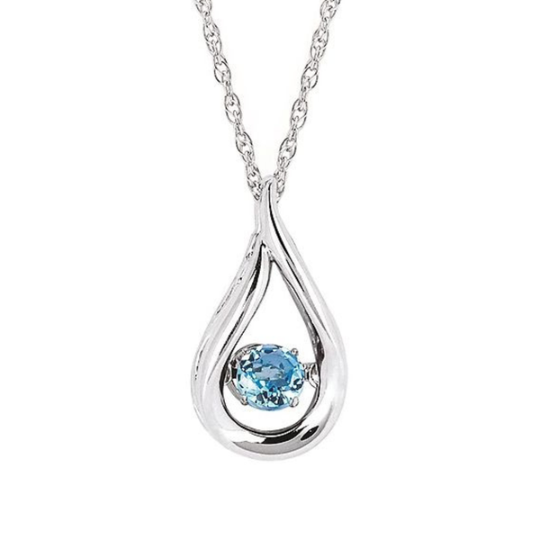 Blue Topaz Pendant Rasmussen Diamonds Mount Pleasant, WI