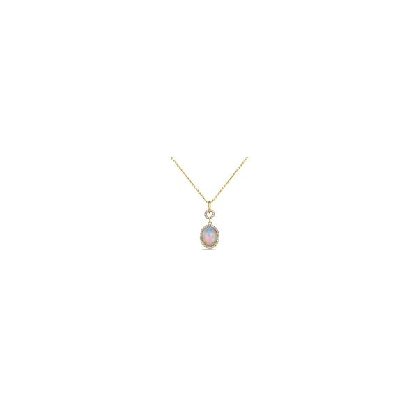 Opal And Diamond Pendant Rasmussen Diamonds Mount Pleasant, WI