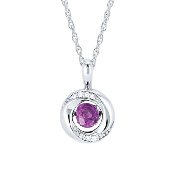 Alexandrite and Diamond Pendant Rasmussen Diamonds Mount Pleasant, WI