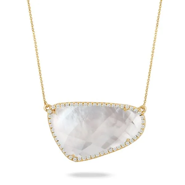 Doves Clear Quartz Necklace Rasmussen Diamonds Mount Pleasant, WI