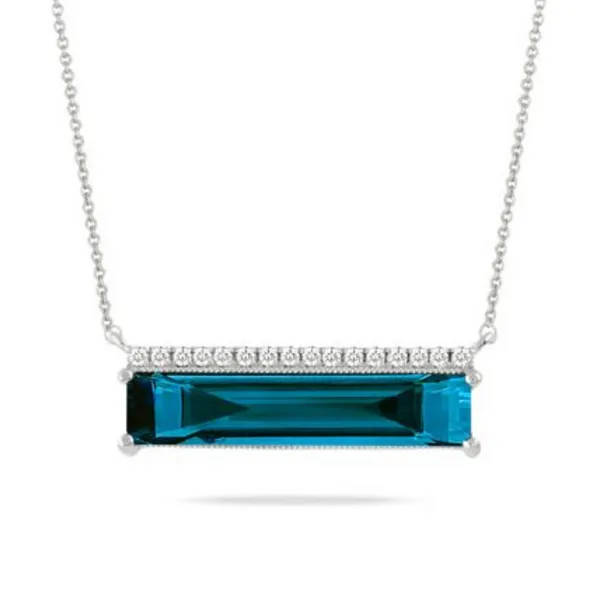 Doves London Blue Topaz And Diamond Necklace similar item image