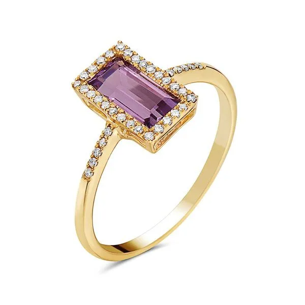 Amethyst And Diamond Ring Rasmussen Diamonds Mount Pleasant, WI