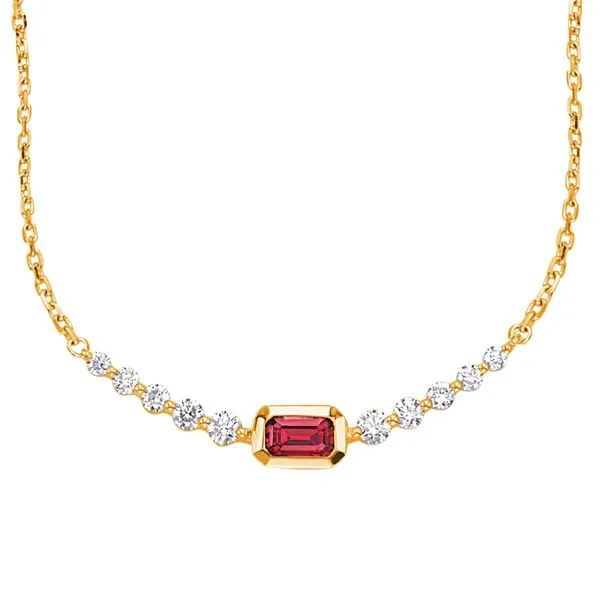 Ruby And Diamond Necklace similar item image