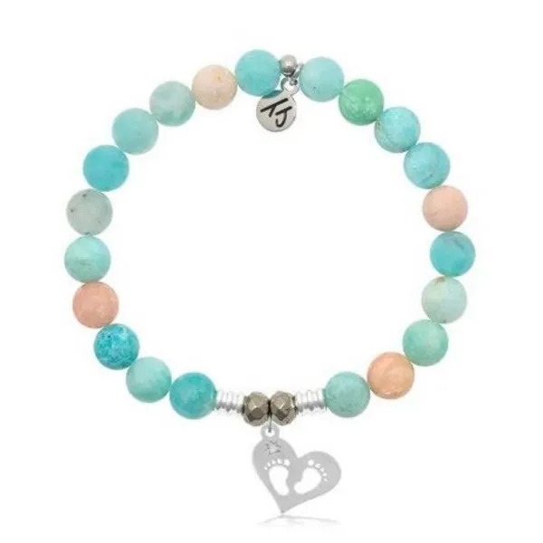 T.Jazelle Amazonite Beaded Bracelet Rasmussen Diamonds Mount Pleasant, WI