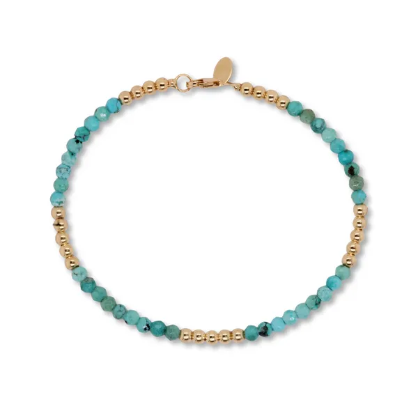Turquoise Bead Bracelet Rasmussen Diamonds Mount Pleasant, WI