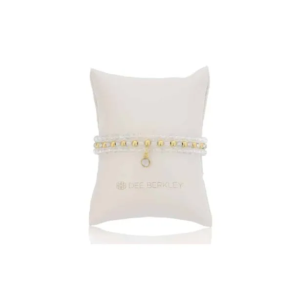 Dee Berkley White Topaz Bead Bracelet Rasmussen Diamonds Mount Pleasant, WI