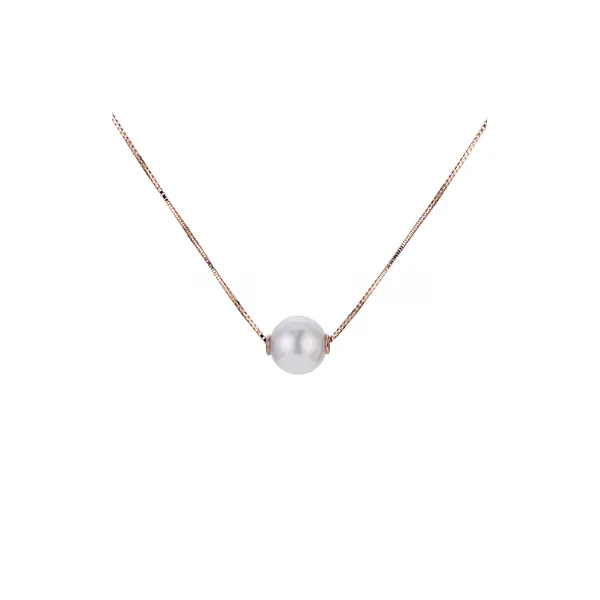 Imperial Rose Gold Pearl Necklace Rasmussen Diamonds Mount Pleasant, WI