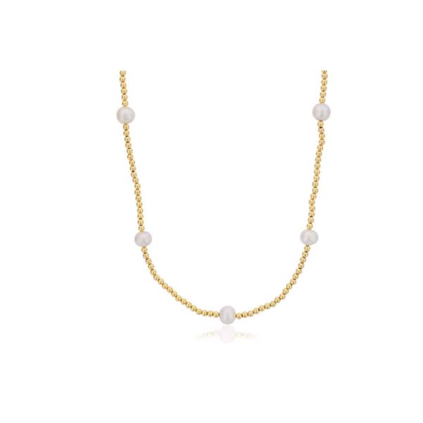 Gold Filled Beaded Necklace Rasmussen Diamonds Mount Pleasant, WI