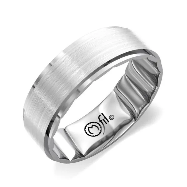 White Gold Wedding Band Rasmussen Diamonds Mount Pleasant, WI
