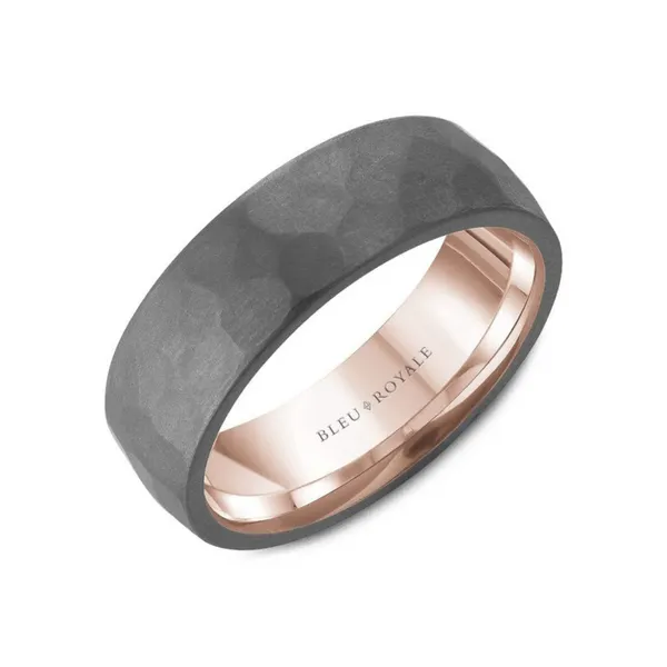 Crown Rose Gold and Tantalum Ring Rasmussen Diamonds Mount Pleasant, WI