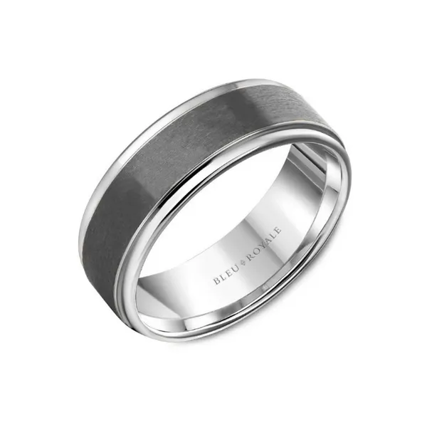 Crown White Gold and Tantalum Ring Rasmussen Diamonds Mount Pleasant, WI